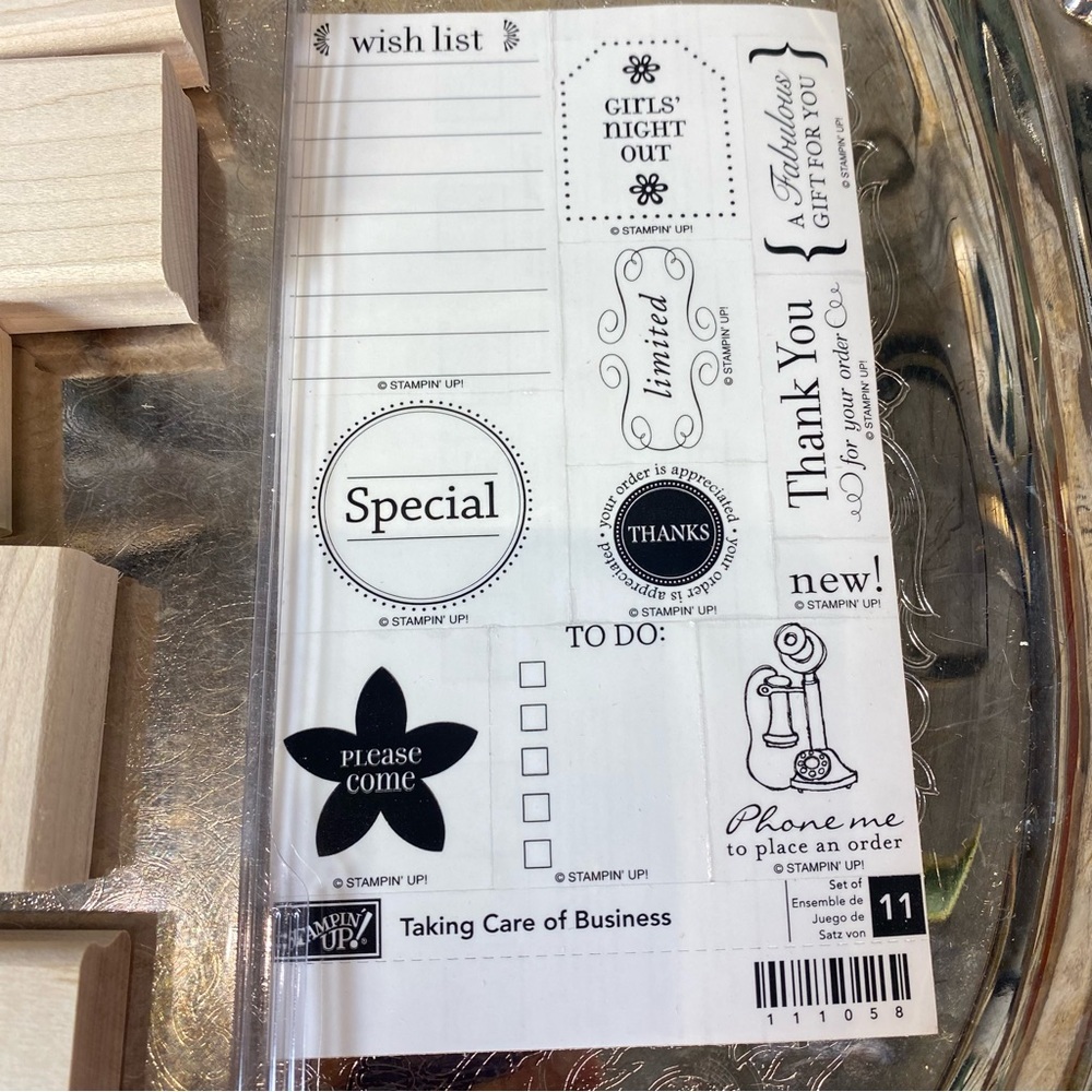 Stampin’ Up! Taking Care Of Business set of 11
